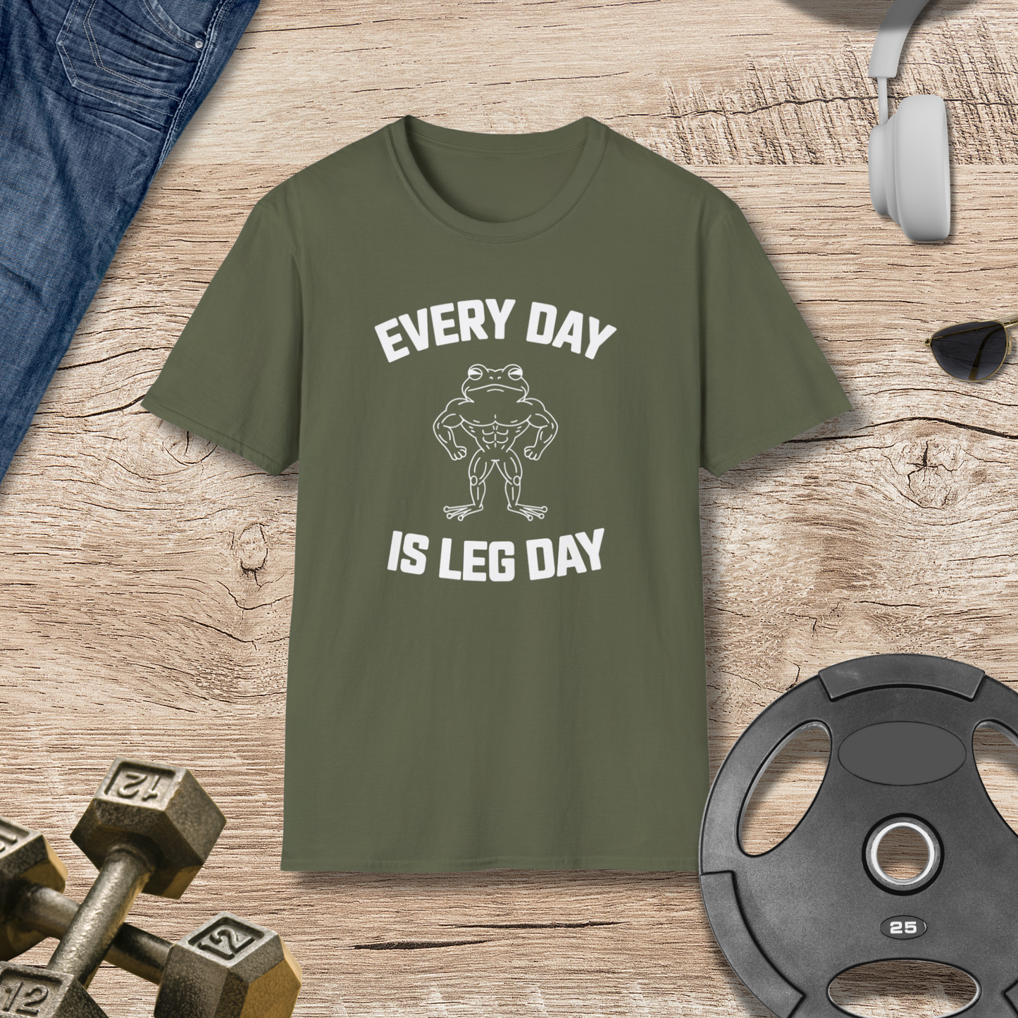 'Every Day is Leg Day' T-Shirt