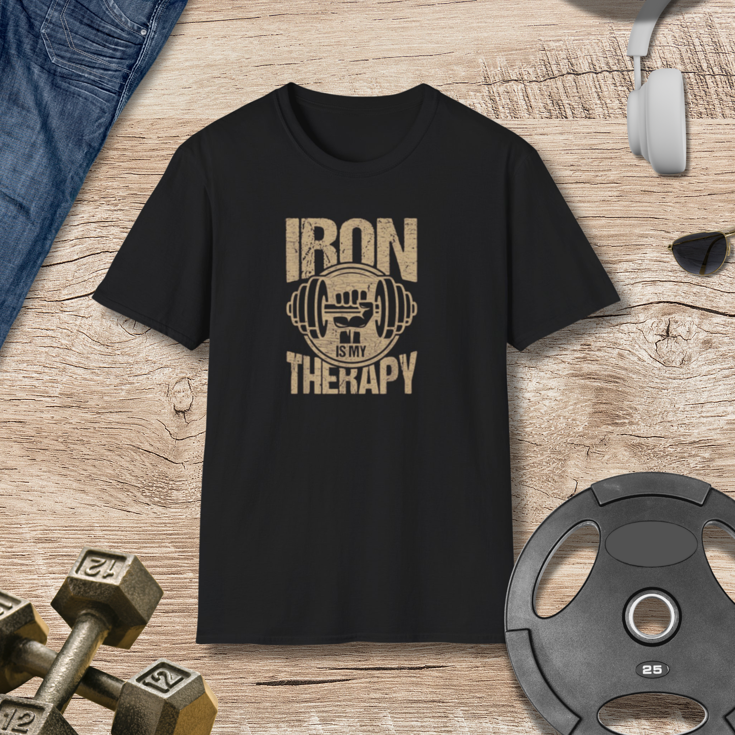 "Iron is My Therapy"  T-Shirt