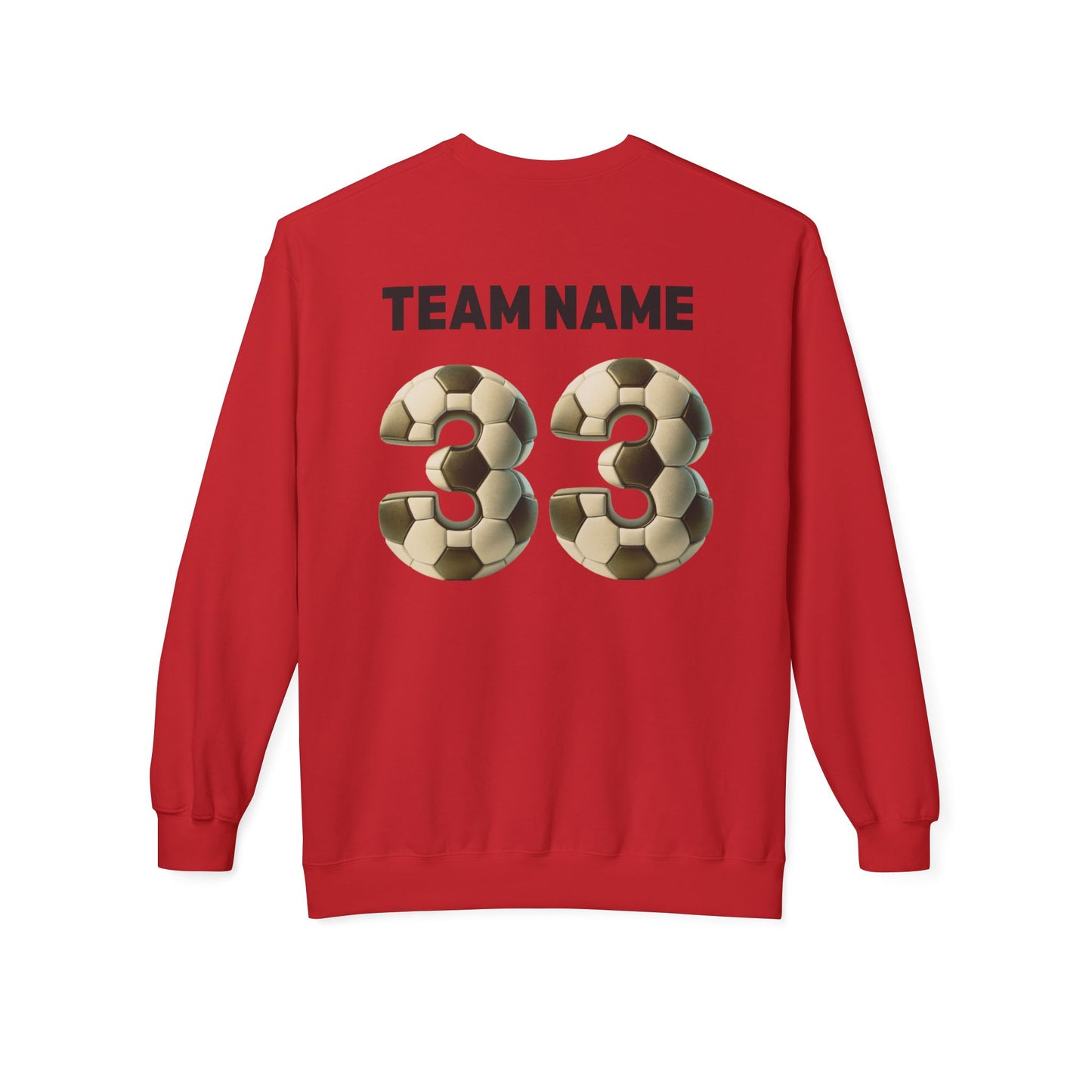 Personalised Your Name, Team Name & Number Sweatshirt