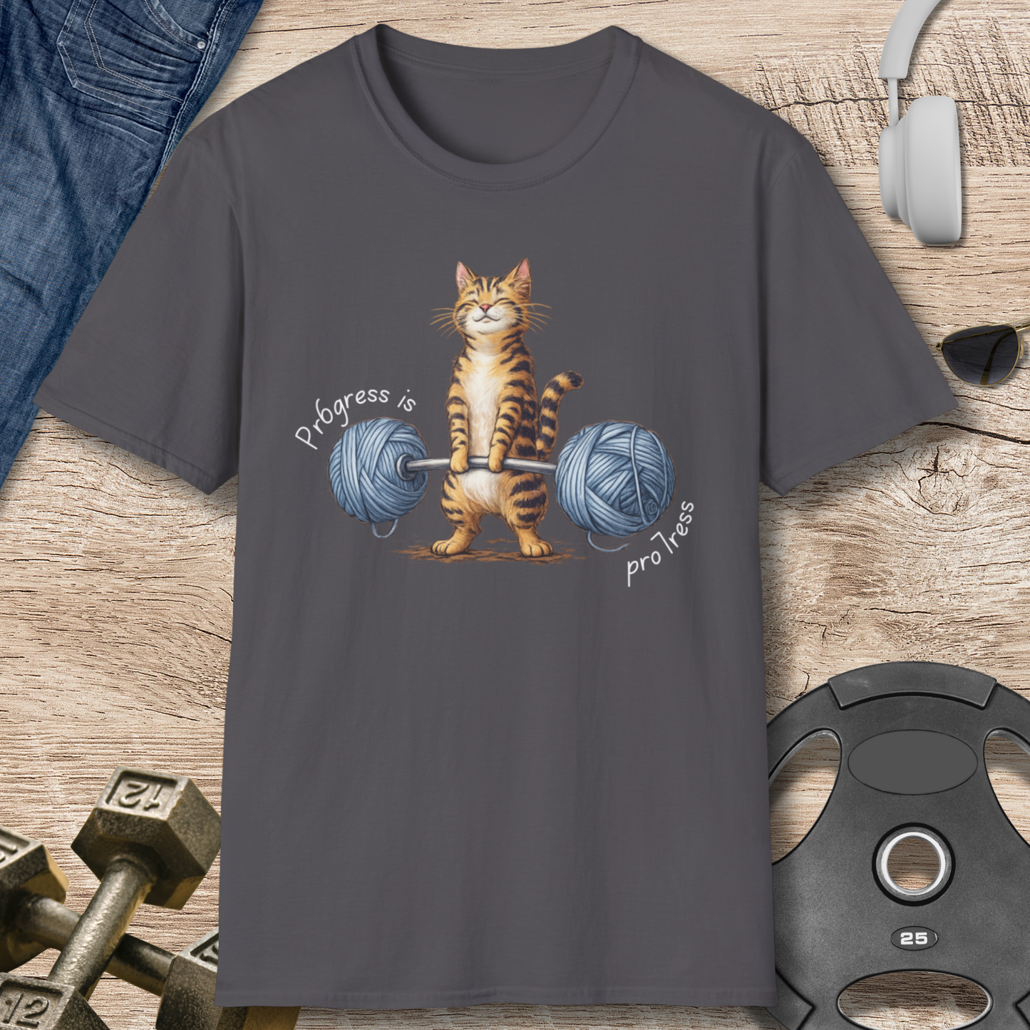 67 Progress Cat T-Shirt