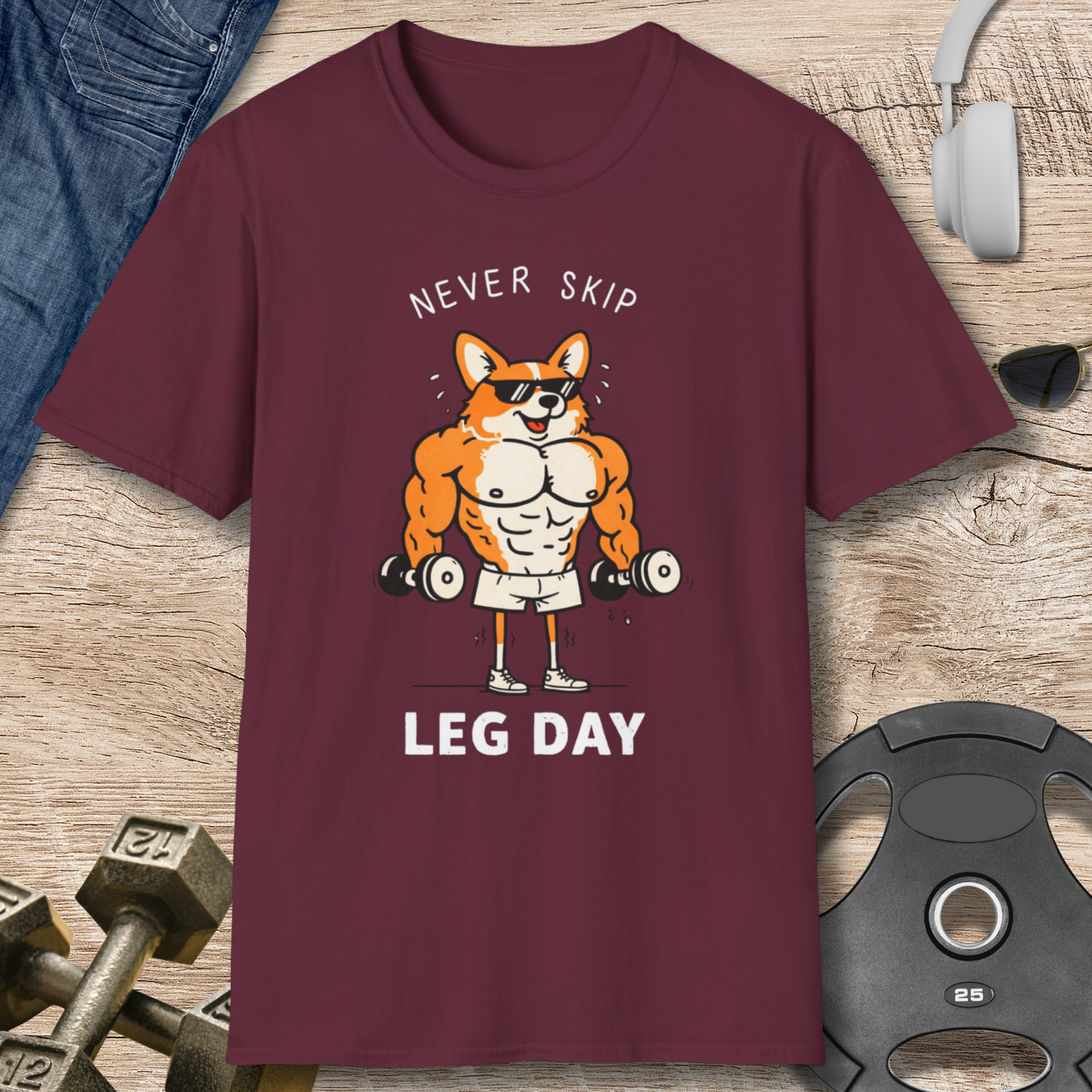 Muscle Corgi T-Shirt