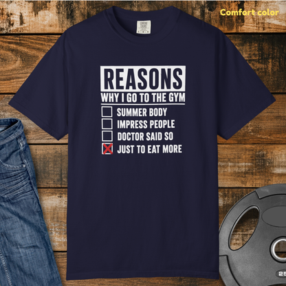Reasons I Go to the Gym Vintage Wash T-Shirt