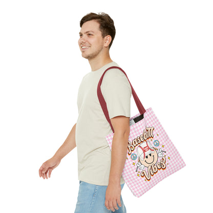 Cute Baseball Vibes Tote Bag