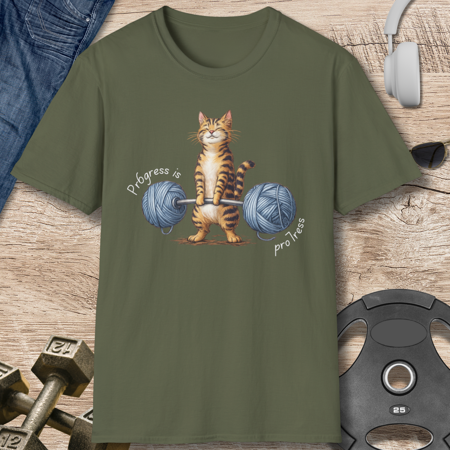 67 Progress Cat T-Shirt