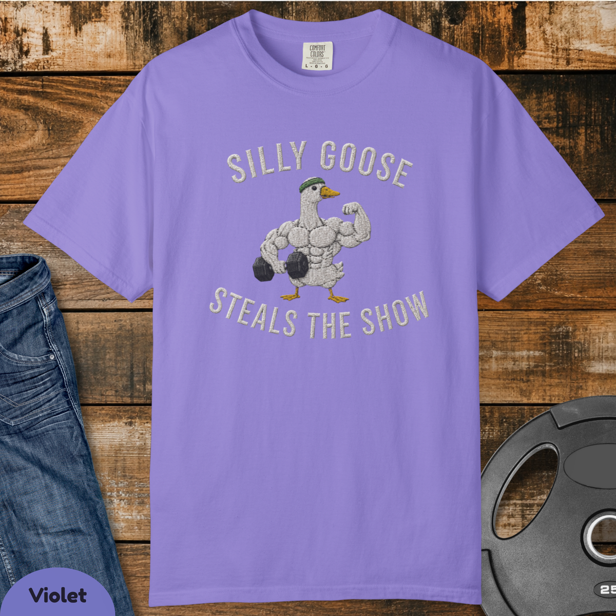 Silly Goose Steals The Show Vintage Wash T-Shirt