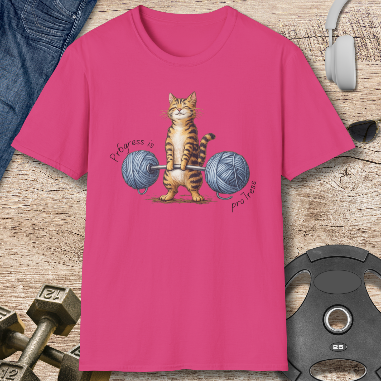 67 Progress Cat T-Shirt