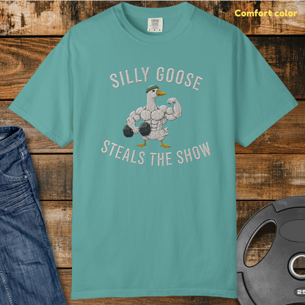Silly Goose Steals The Show Vintage Wash T-Shirt