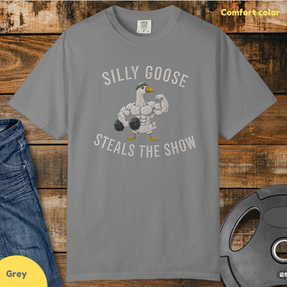 Silly Goose Steals The Show Vintage Wash T-Shirt