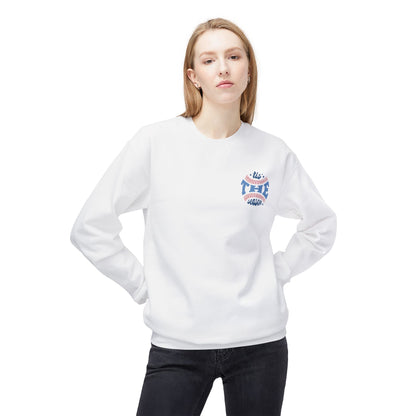 Baseball Smiley Vibes Sweatshirt