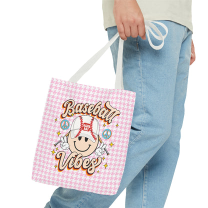 Cute Baseball Vibes Tote Bag