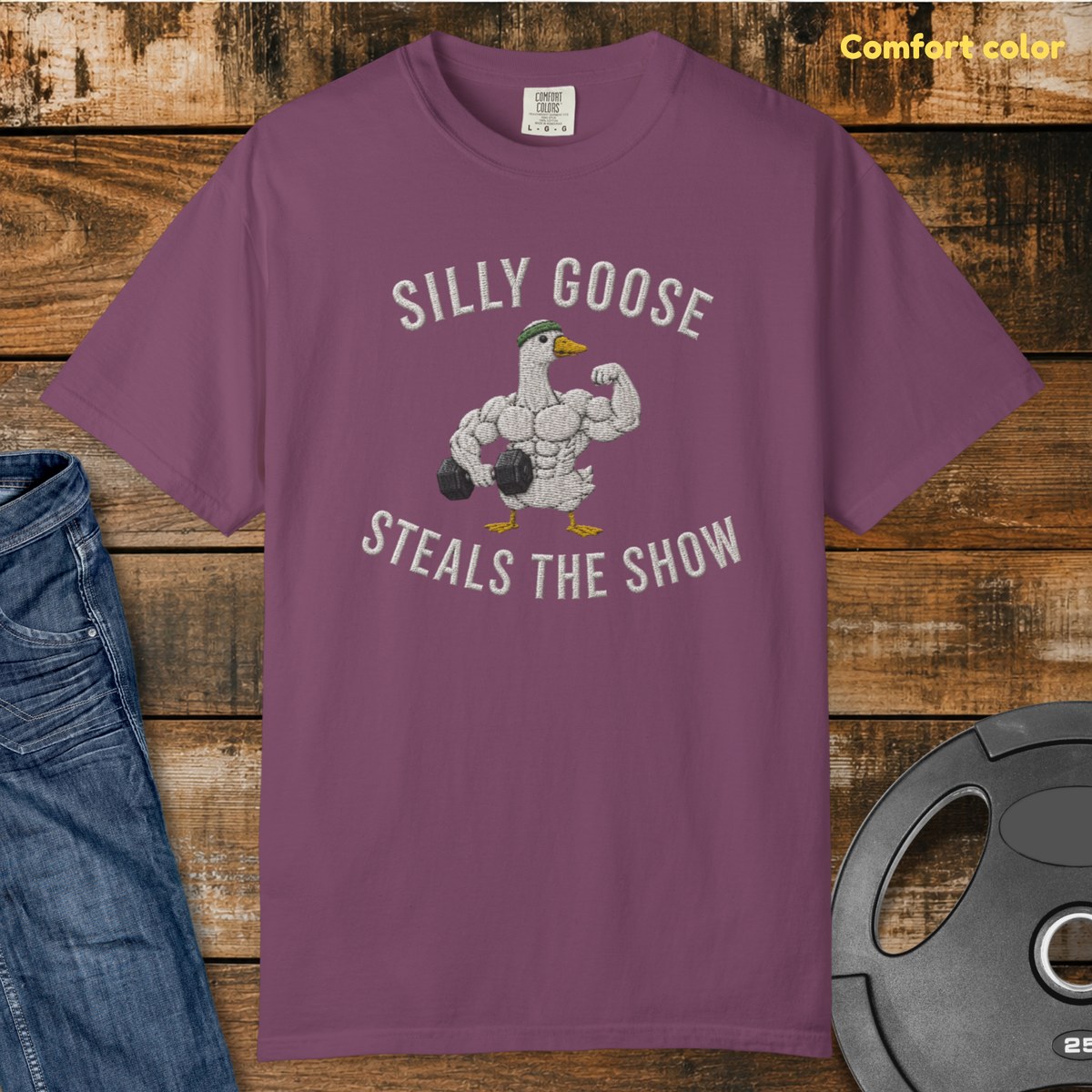 Silly Goose Steals The Show Vintage Wash T-Shirt