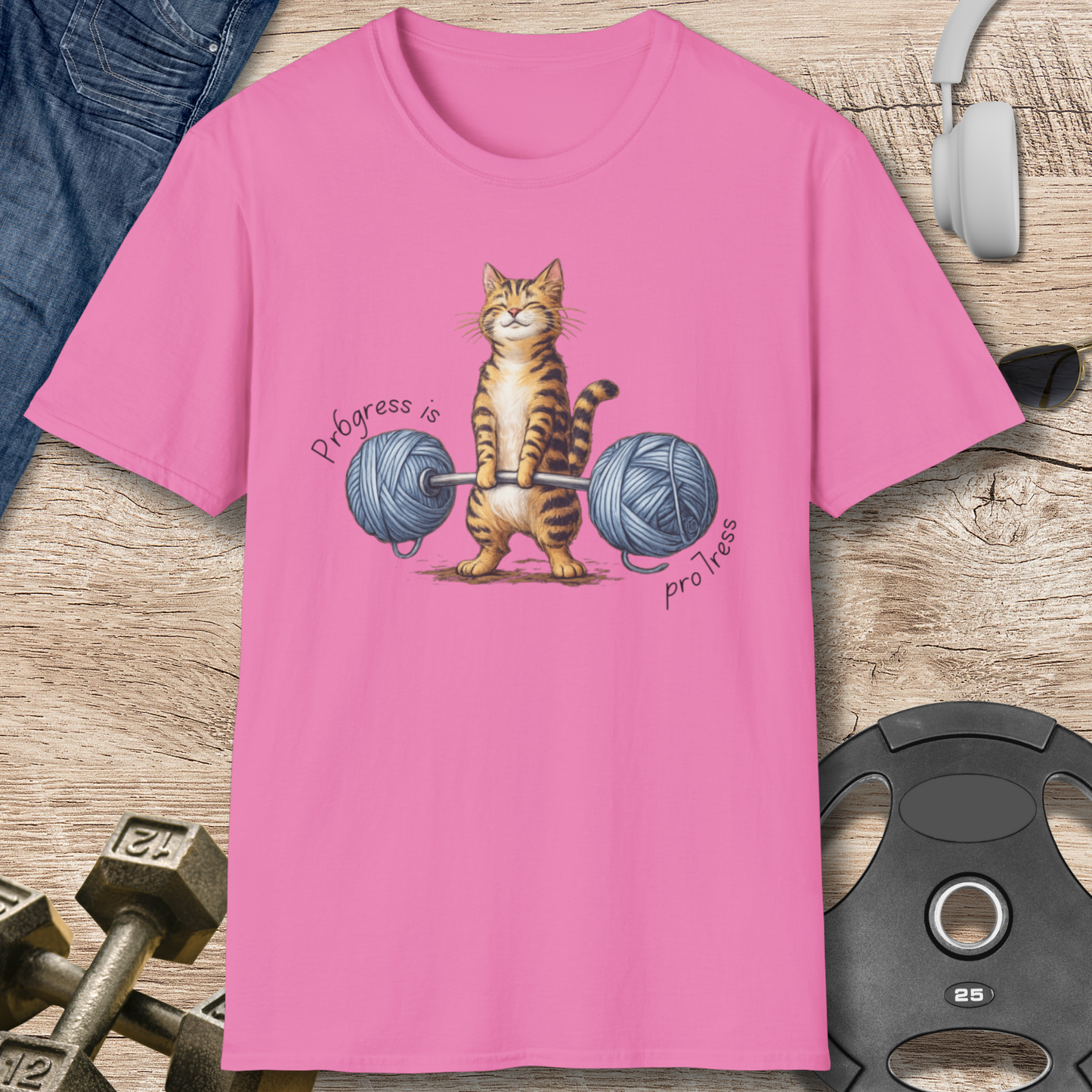 67 Progress Cat T-Shirt