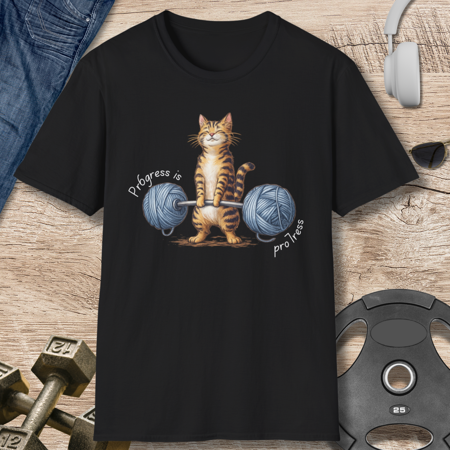 67 Progress Cat T-Shirt