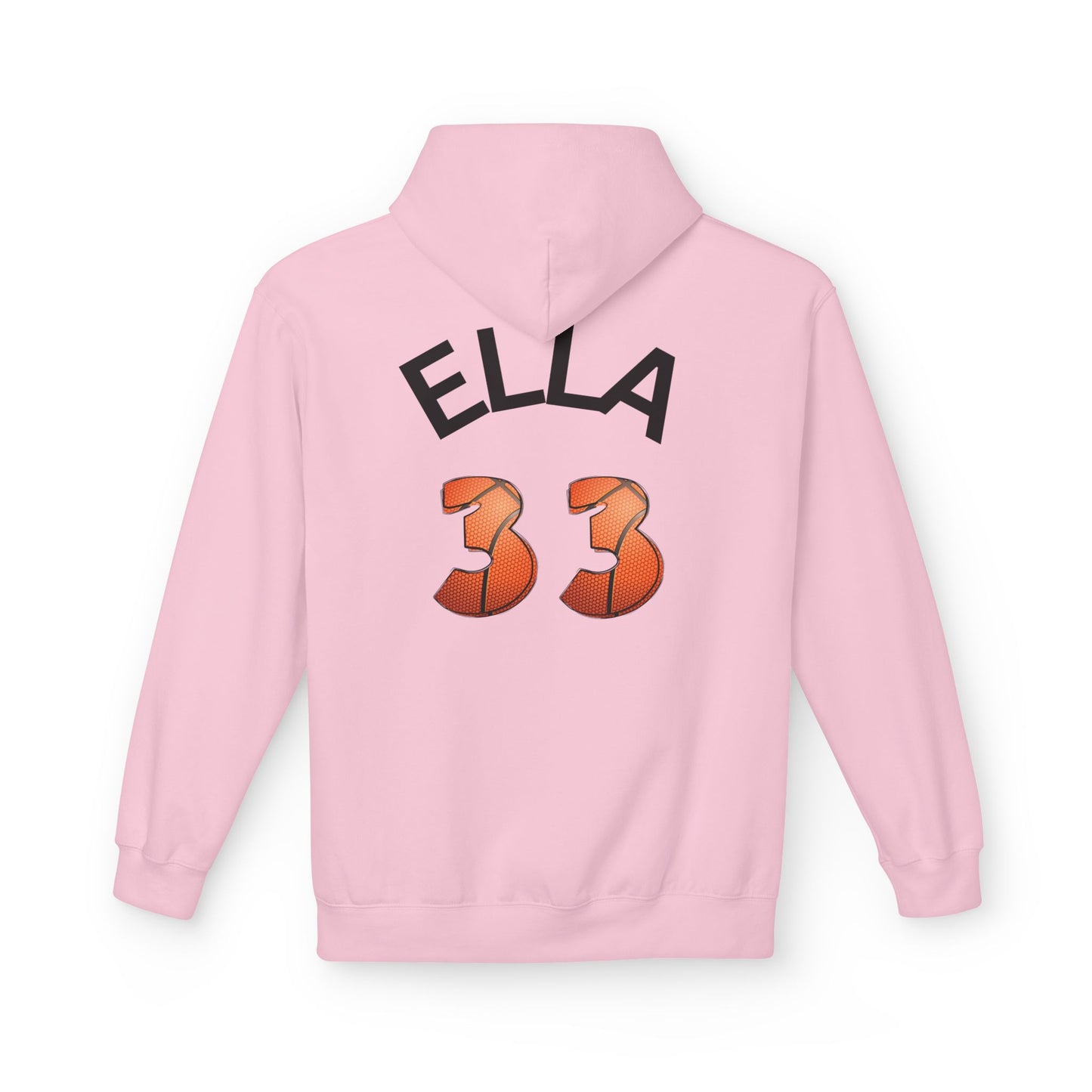 Personlised Name & Number Basketball mama Ribbon Hoodie