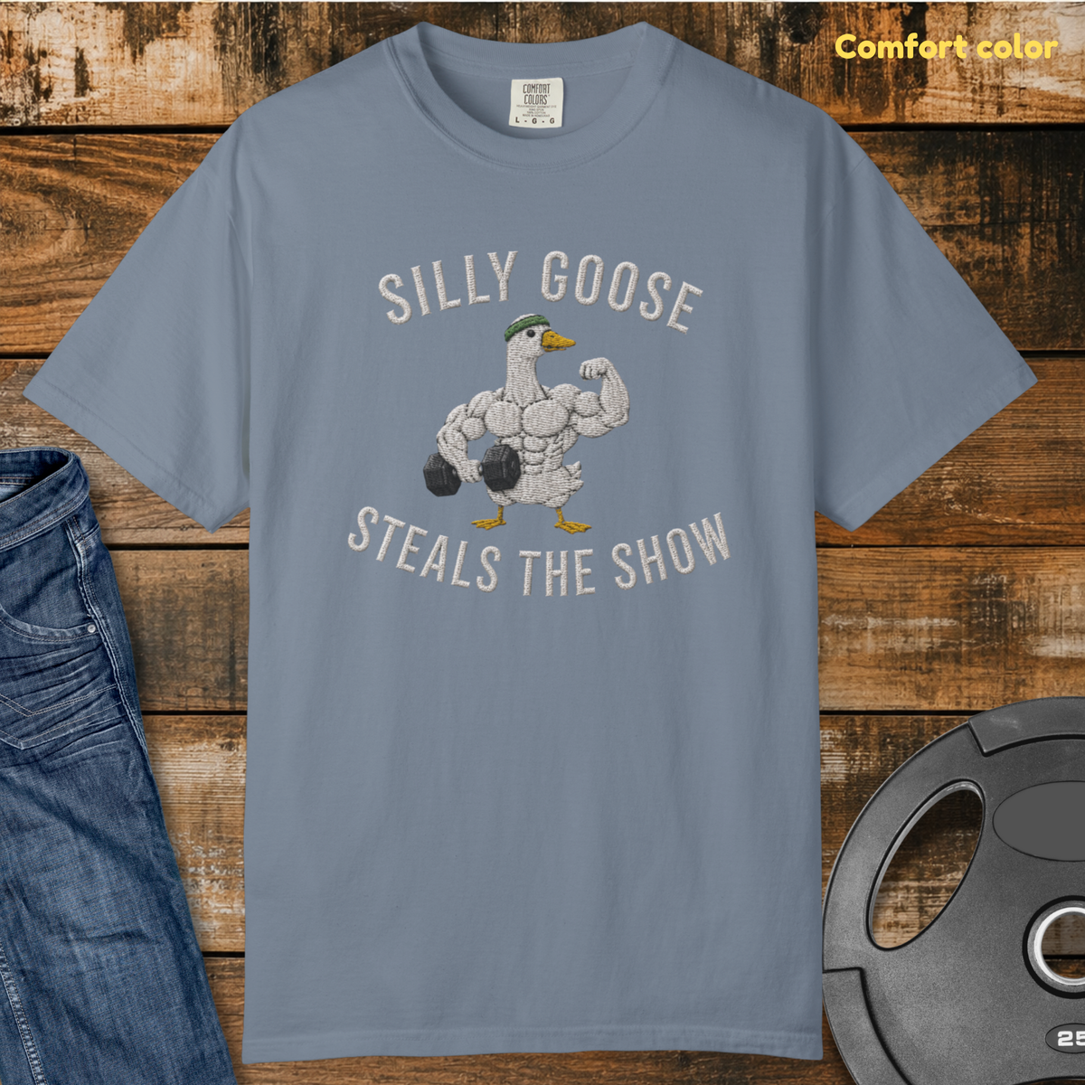 Silly Goose Steals The Show Vintage Wash T-Shirt