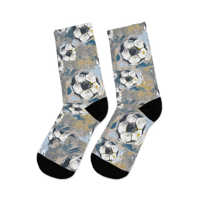 Soccer Watercolor Socks