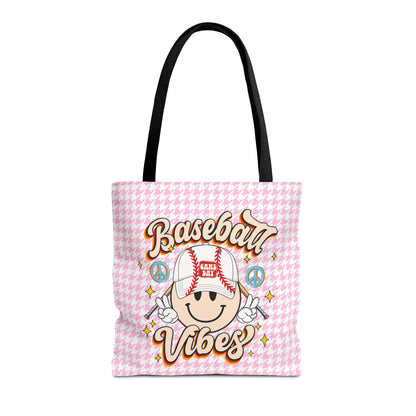 Cute Baseball Vibes Tote Bag