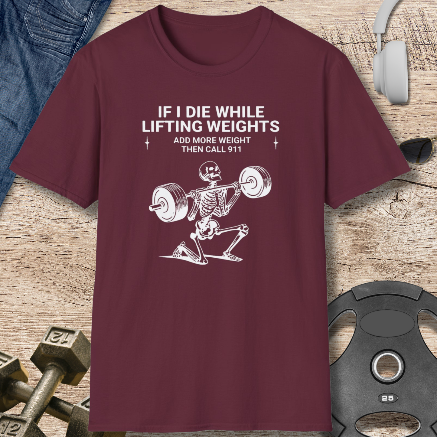 Call 911, Skull T-Shirt