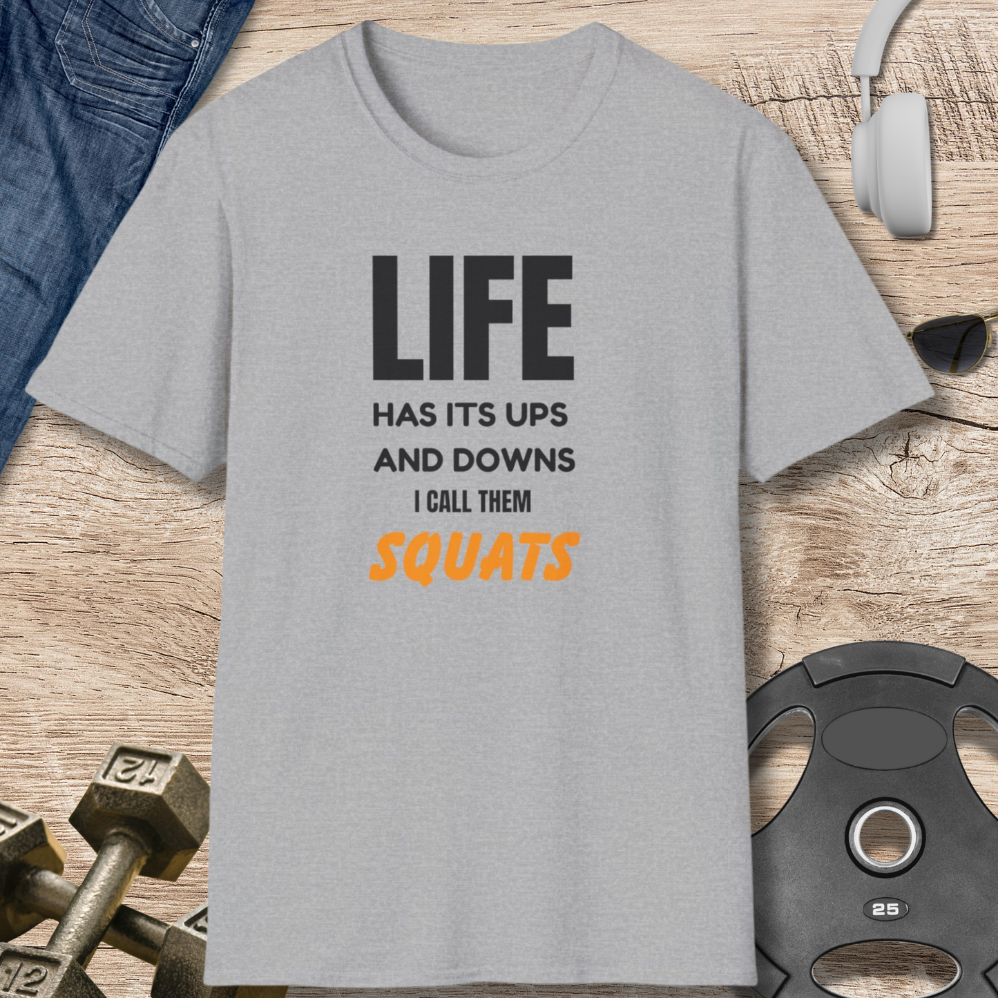 Ups and Downs SQUATS T-Shirt