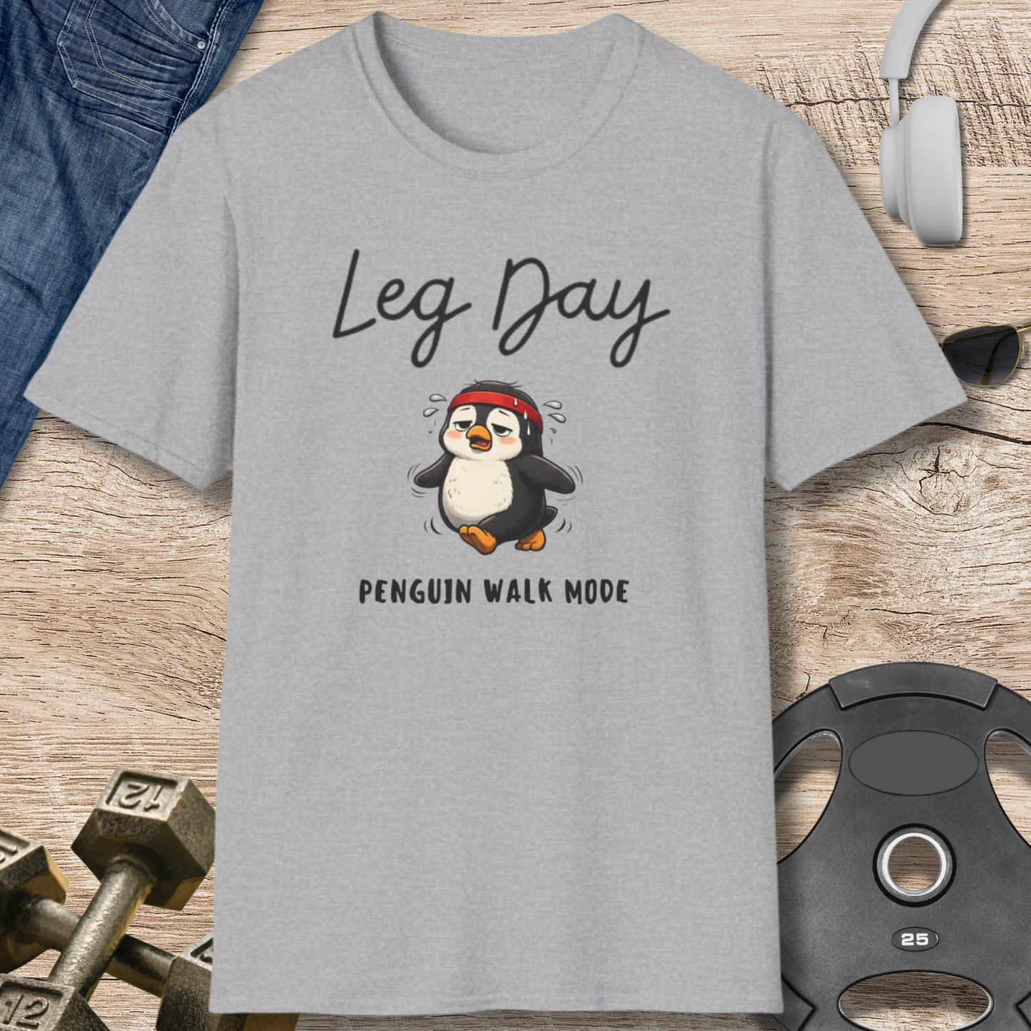 Leg Day Penguin T-Shirt