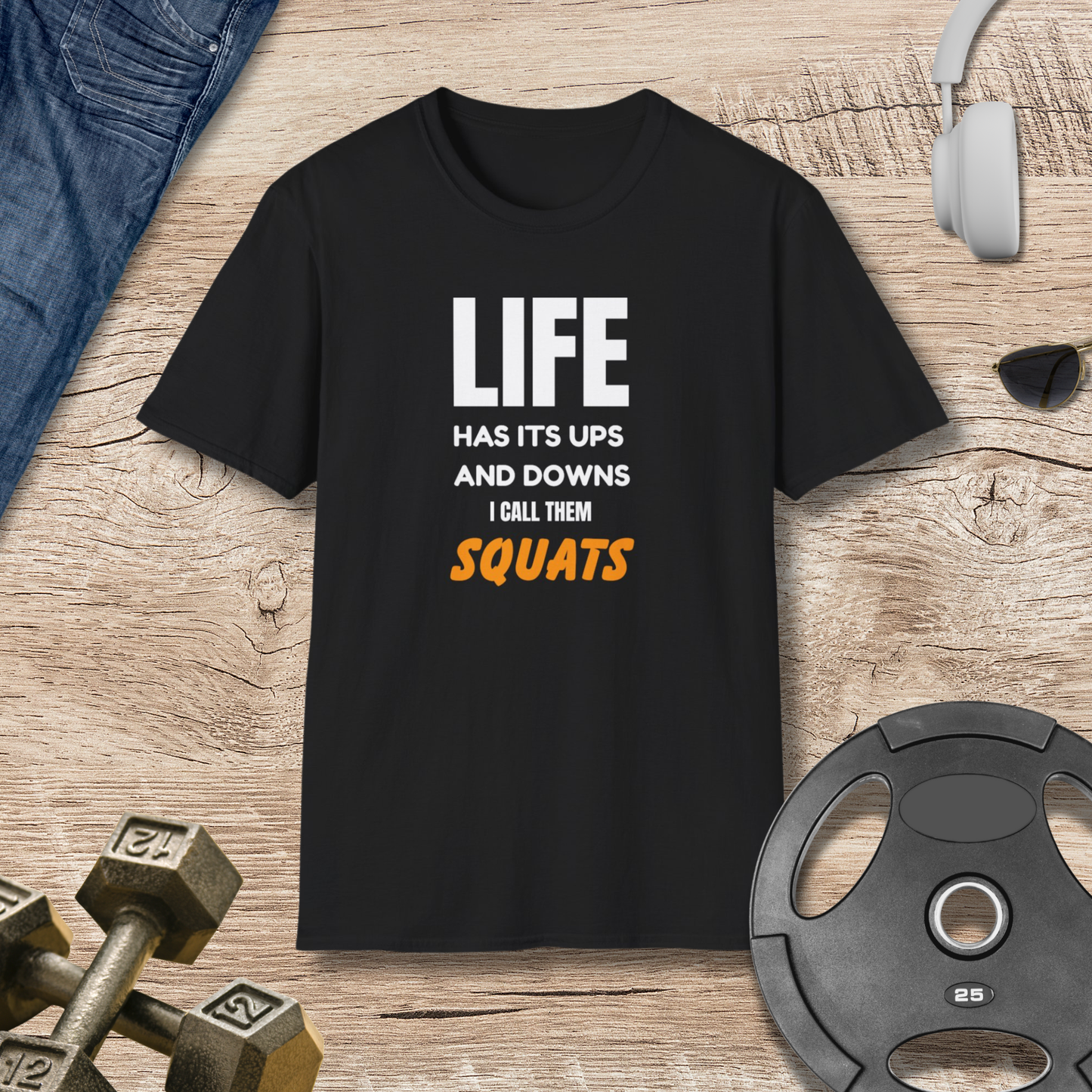 Ups and Downs SQUATS T-Shirt