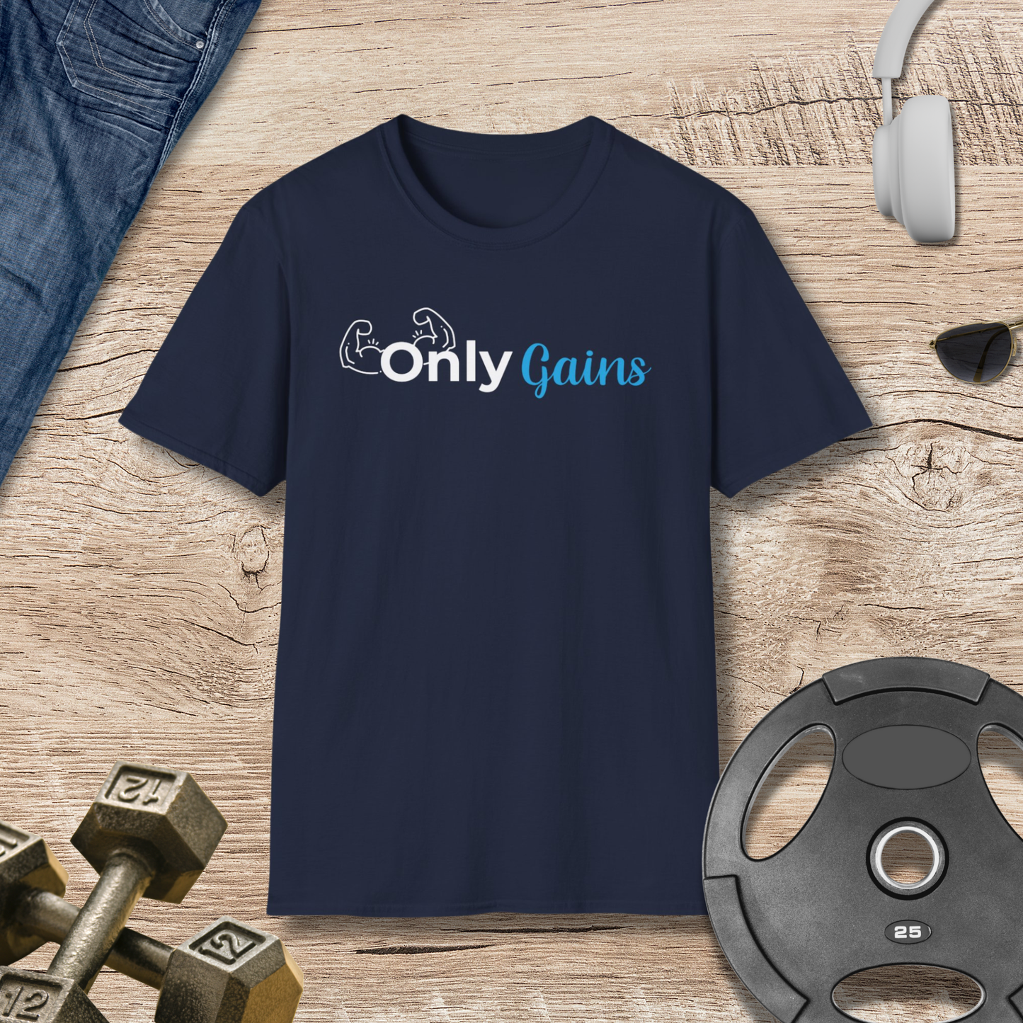 "Only Gains" T-Shirt