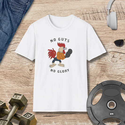 No Guts No Glory Rooster T-Shirt