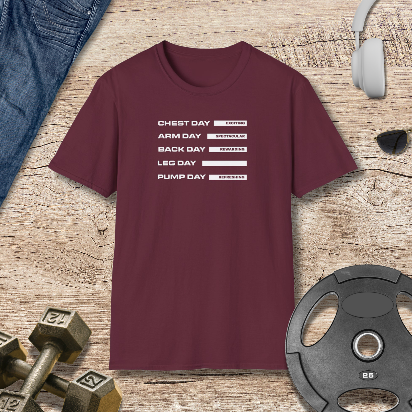 Chest, Arm, Back, Leg, Pump T-Shirt