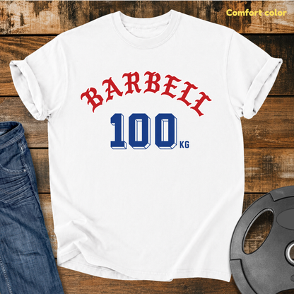Barbell 100 kg Vintage Wash T-Shirt