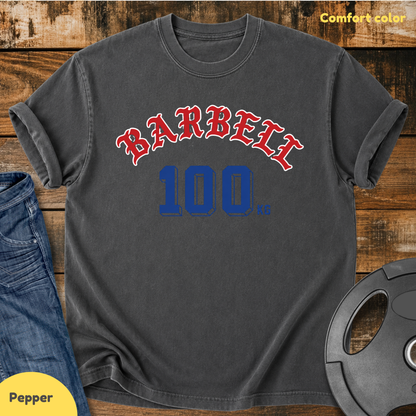 Barbell 100 kg Vintage Wash T-Shirt