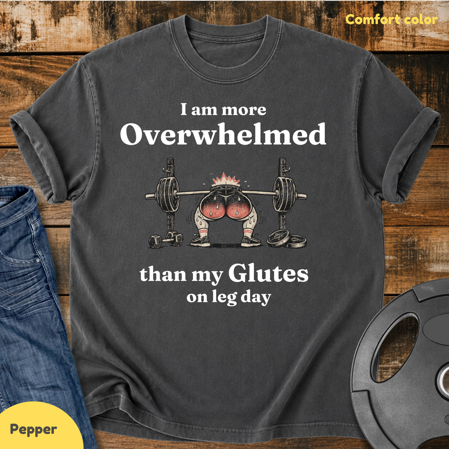 I Am More Overwhelmed Vintage Wash T-Shirt