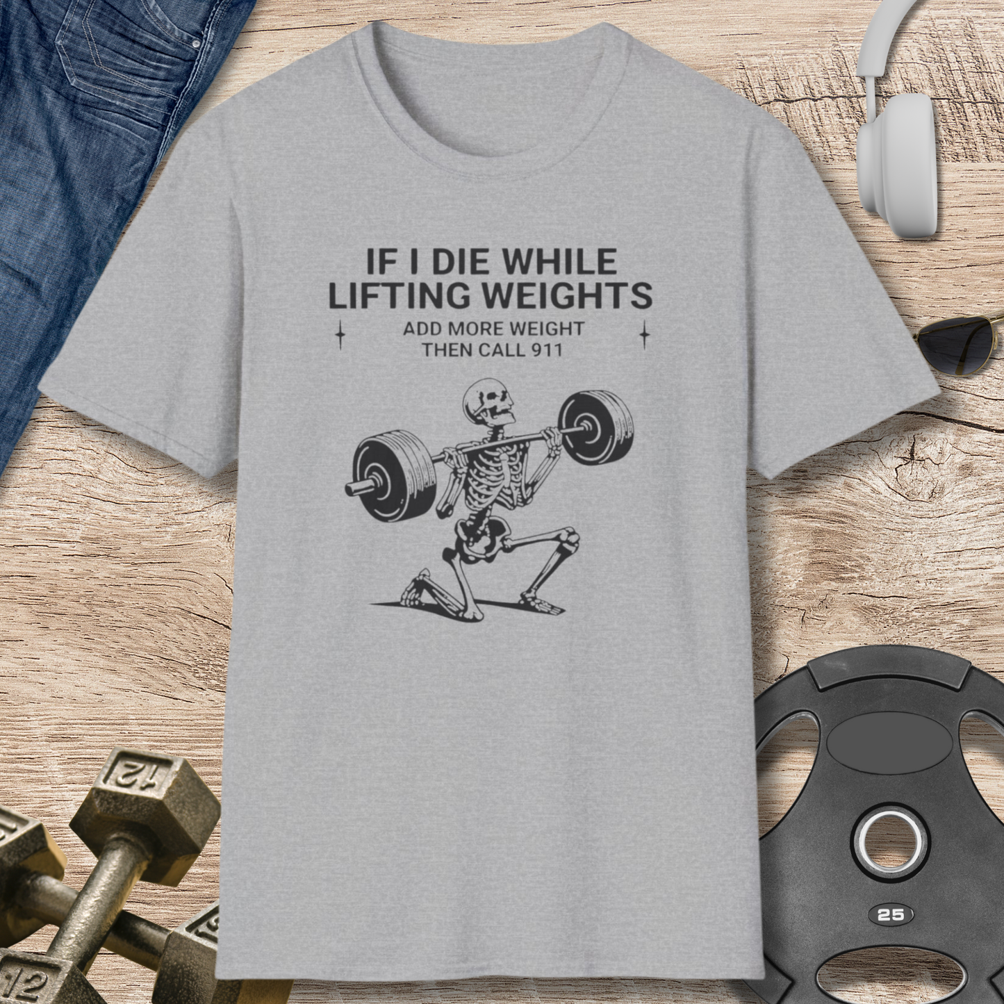 Call 911, Skull T-Shirt