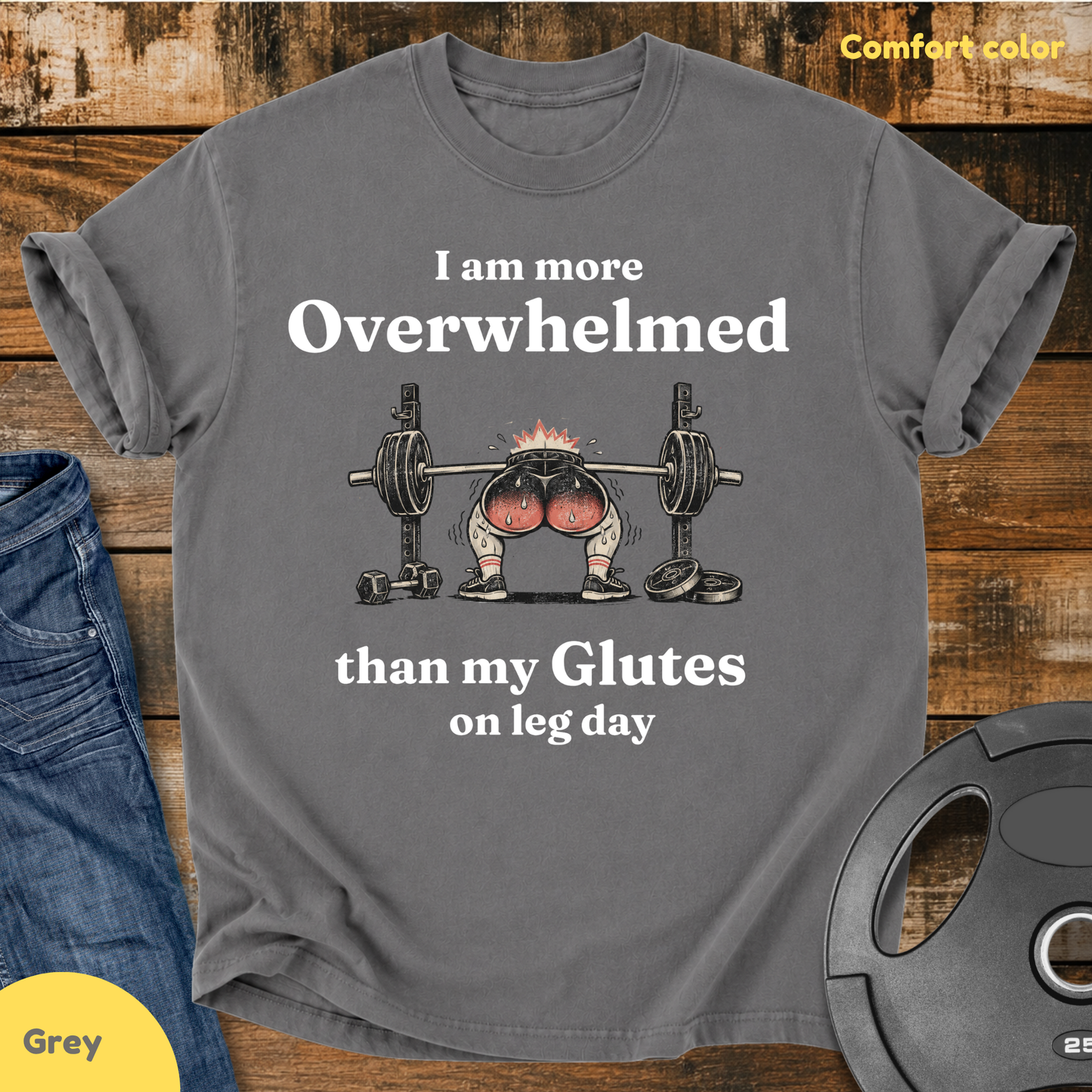 I Am More Overwhelmed Vintage Wash T-Shirt