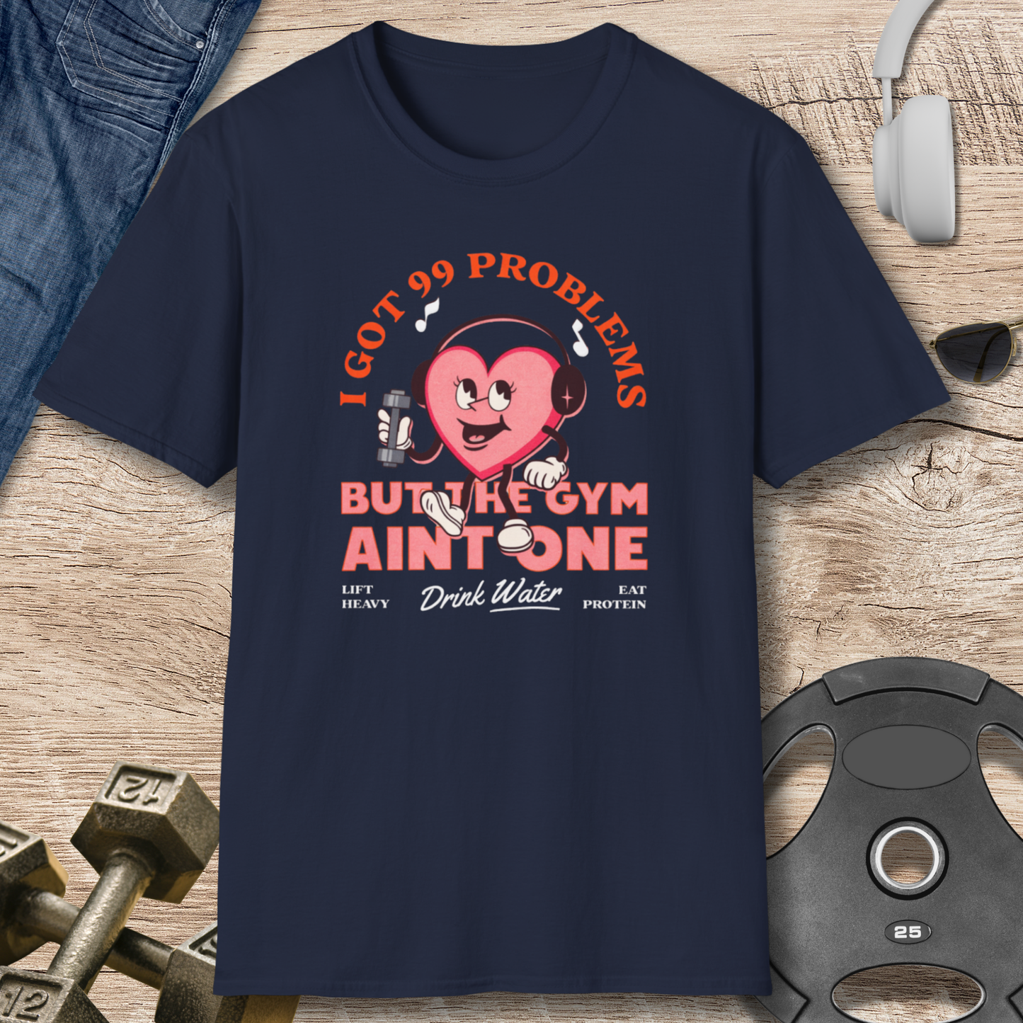 Retro Gym Ain't T-Shirt