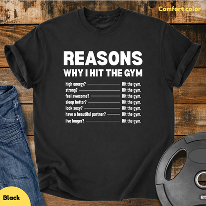 I Hit The Gym Vintage Wash T-Shirt