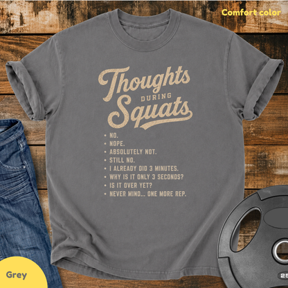 Thoughts During Squats Vintage Wash T-shirt