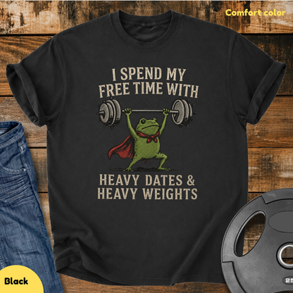 My Free Time With Heavy Dates Vintage Wash T-Shirt