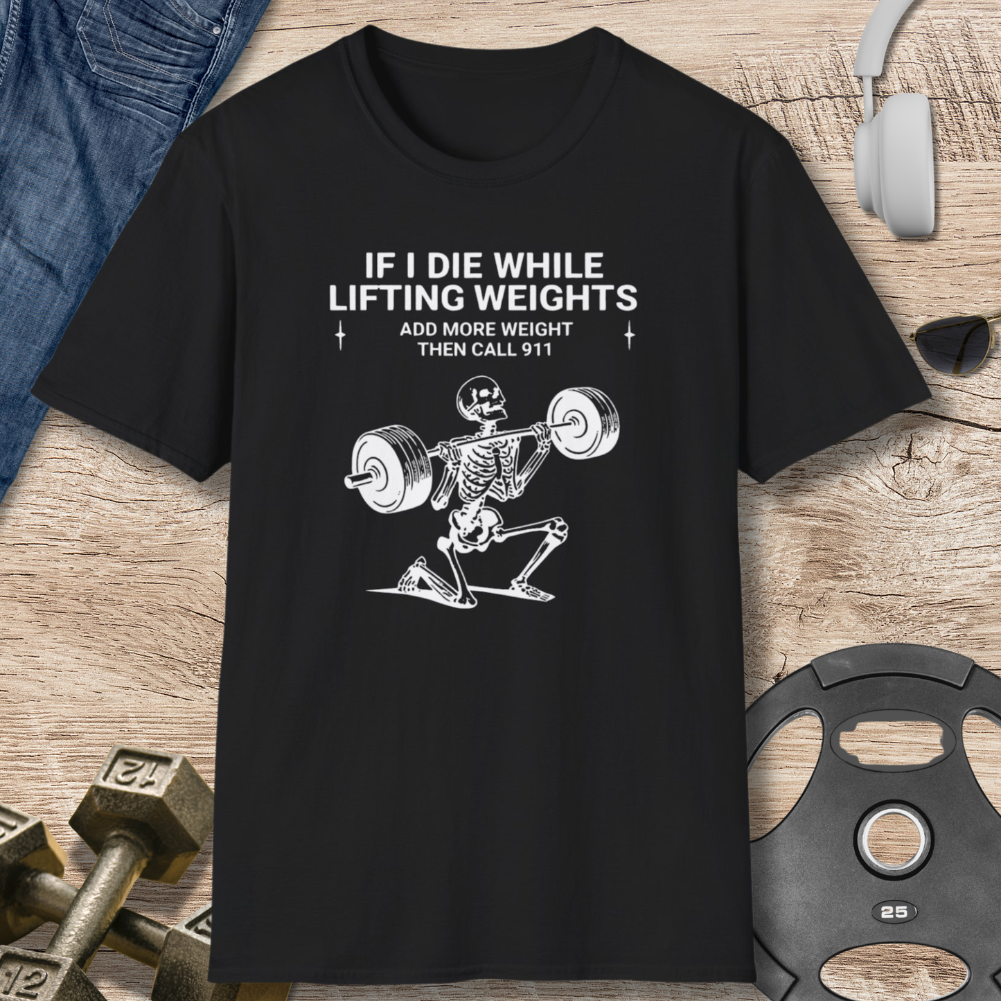 Call 911, Skull T-Shirt