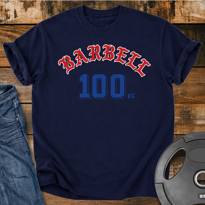 Barbell 100 kg Vintage Wash T-Shirt