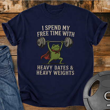 My Free Time With Heavy Dates Vintage Wash T-Shirt