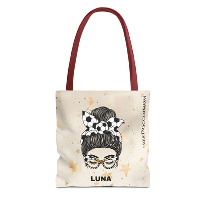 Personalized Funny Best Soccer Mom Tote Bag