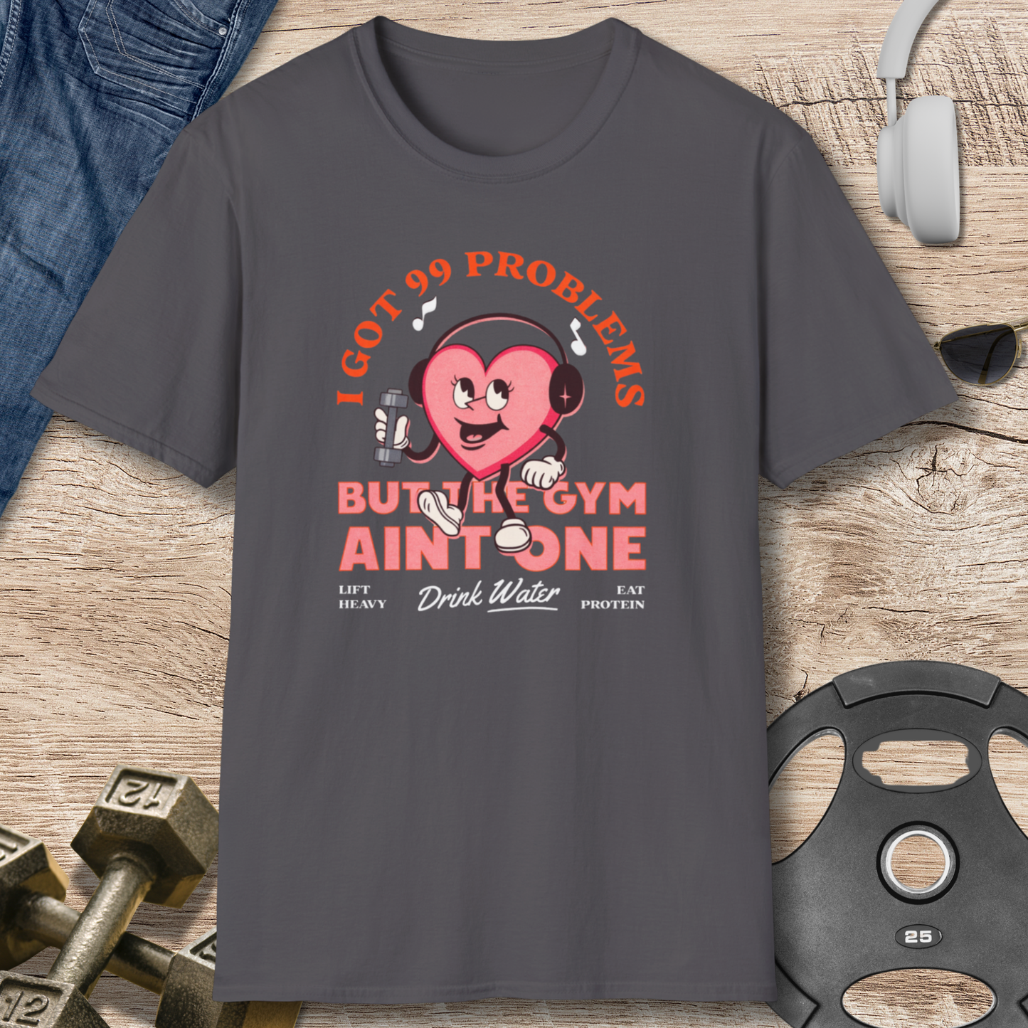 Retro Gym Ain't T-Shirt