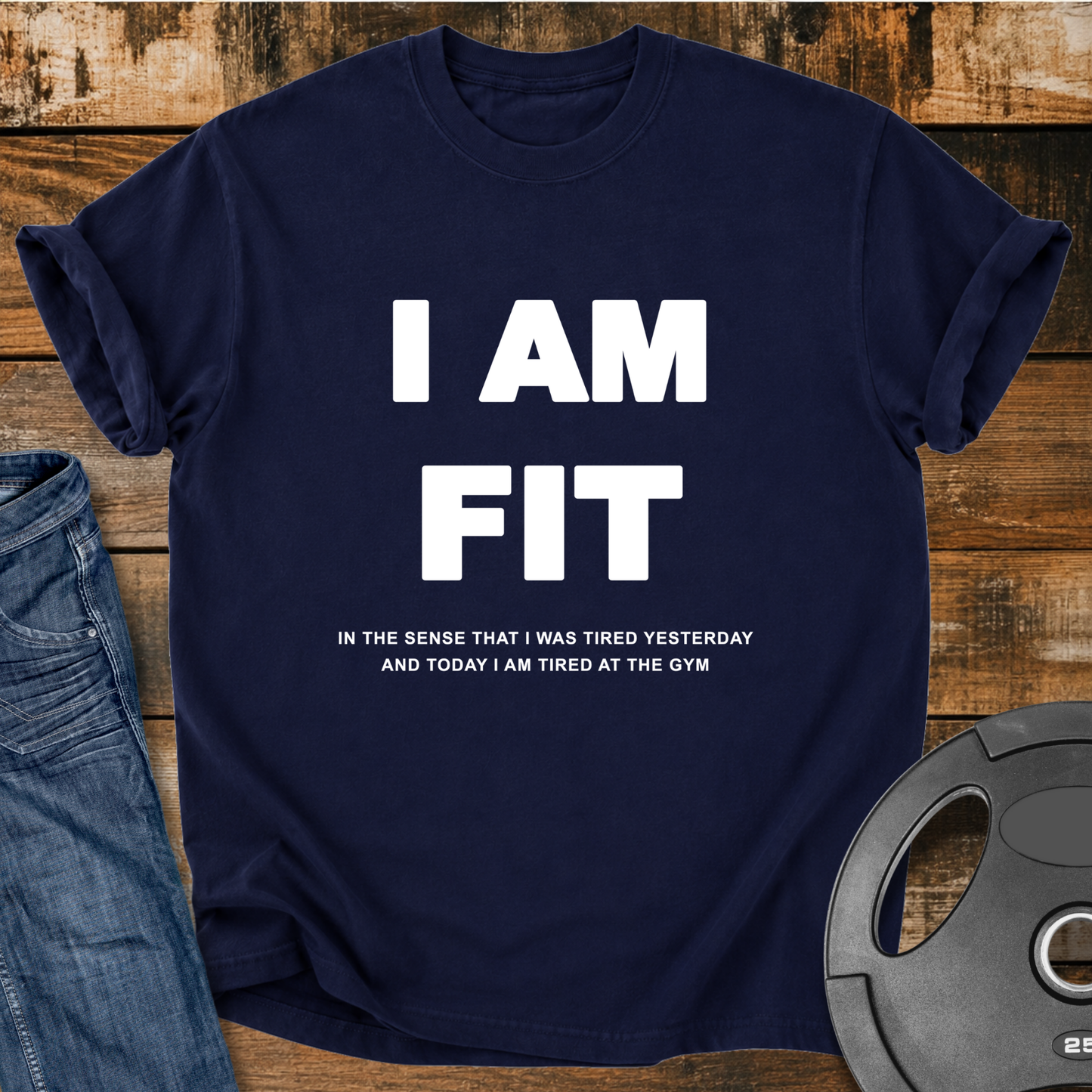 I AM FIT Vintage Wash T-Shirt