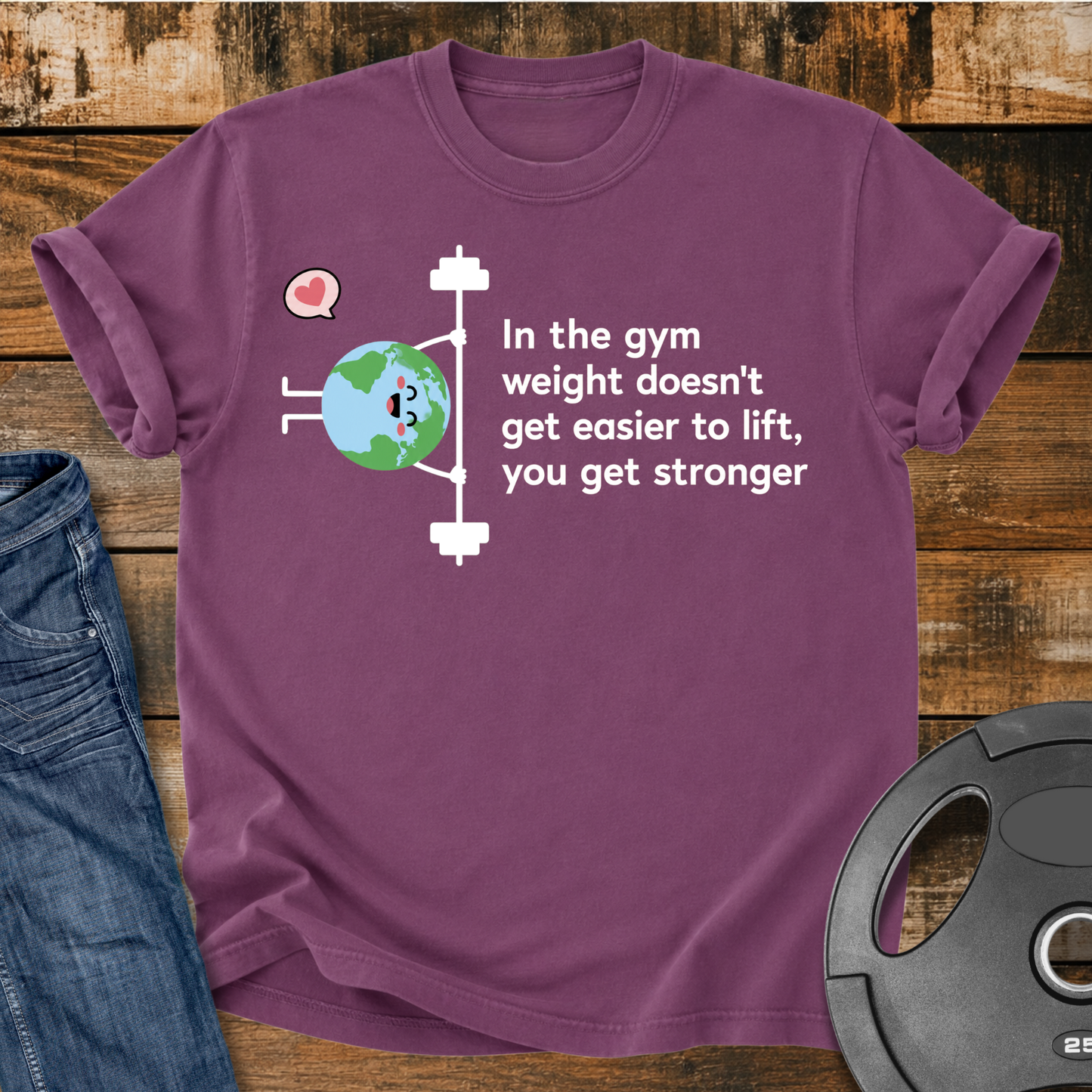 Earth Lifting Vintage Wash T-Shirt