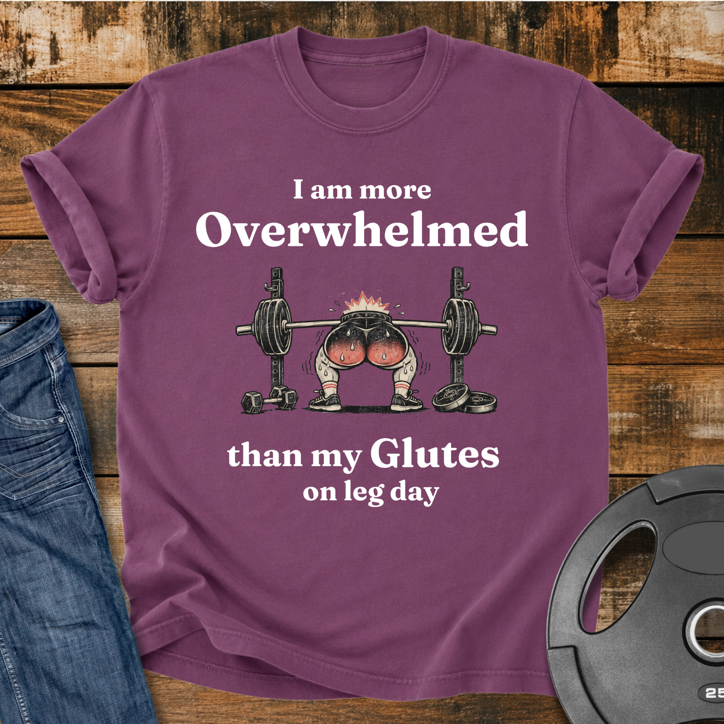 I Am More Overwhelmed Vintage Wash T-Shirt