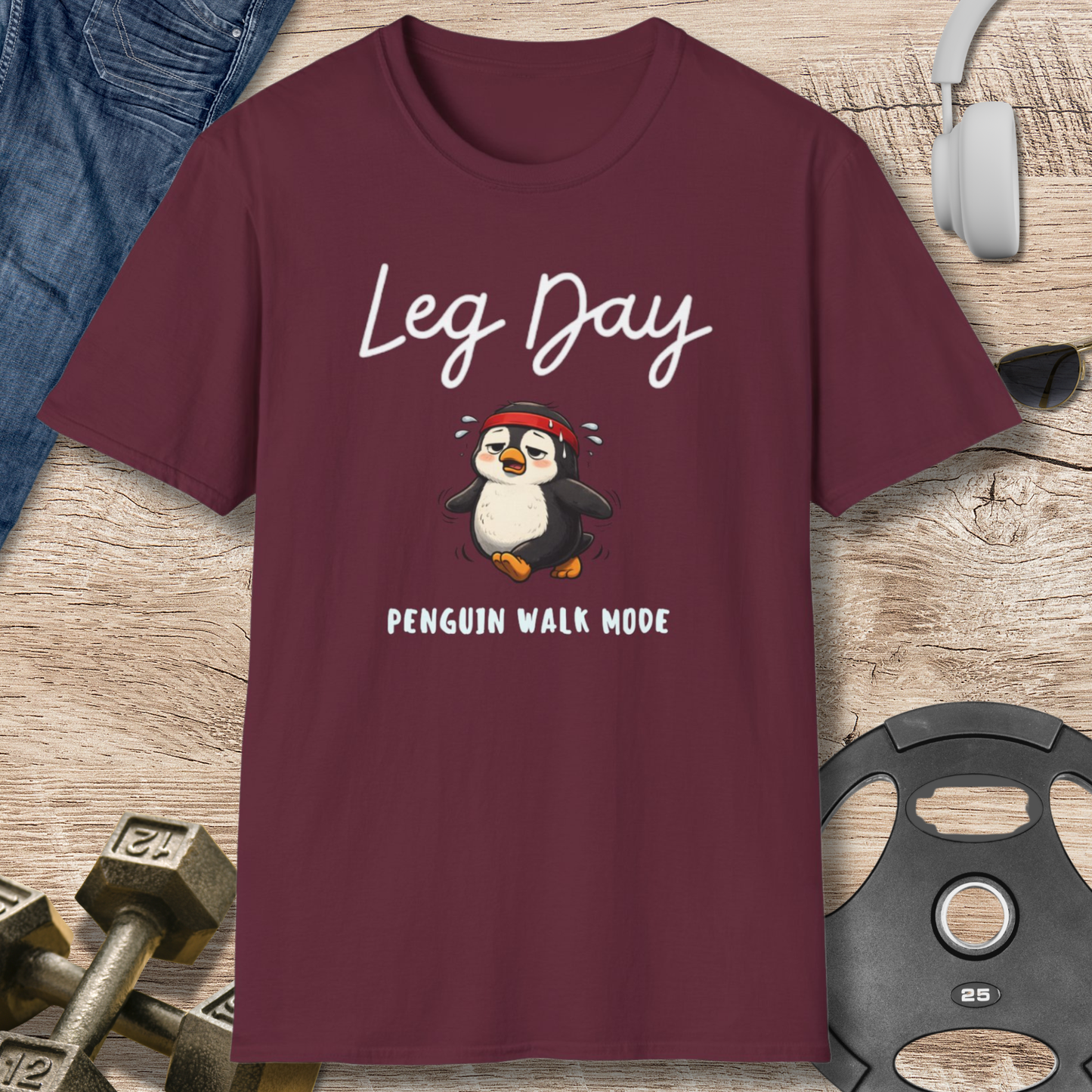 Leg Day Penguin T-Shirt