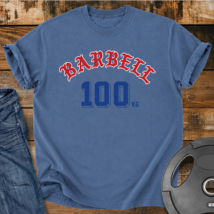 Barbell 100 kg Vintage Wash T-Shirt