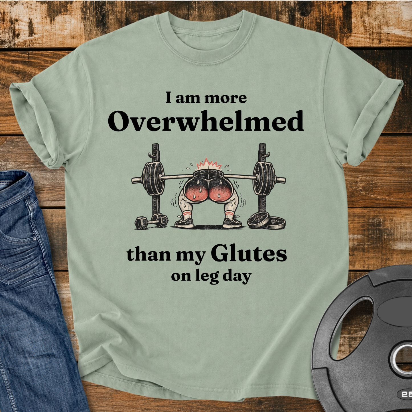 I Am More Overwhelmed Vintage Wash T-Shirt