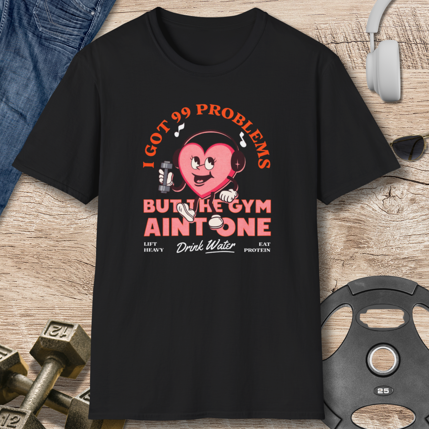 Retro Gym Ain't T-Shirt