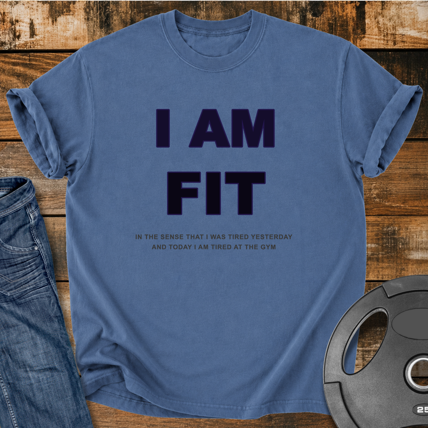 I AM FIT Vintage Wash T-Shirt